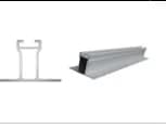 Estructura alumino para 6 paneles en linea